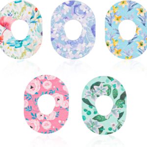 25 piezas de cubiertas de sensor para Dexcom G7, patrón de flores impermeables para monitor de azúcar en sangre, parches adhesivos para sensor, 25 piezas de cubiertas de sensor para Dexcom G7, patrón de flores impermeables para monitor de azúcar en sangre, parches adhesivos para sensor,