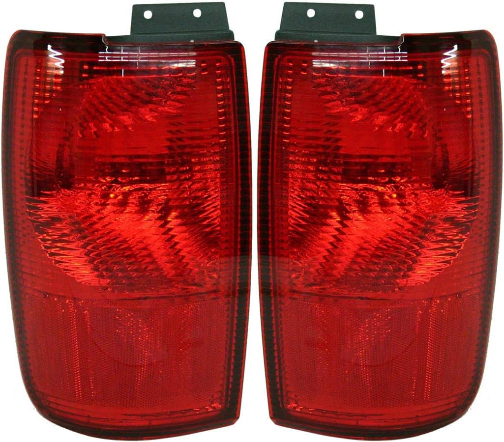 Garage-Pro Lente de luz trasera y carcasa compatibles con Lincoln Navigator Exterior 1998-2002, juego de 2, lado del conductor y del pasajero