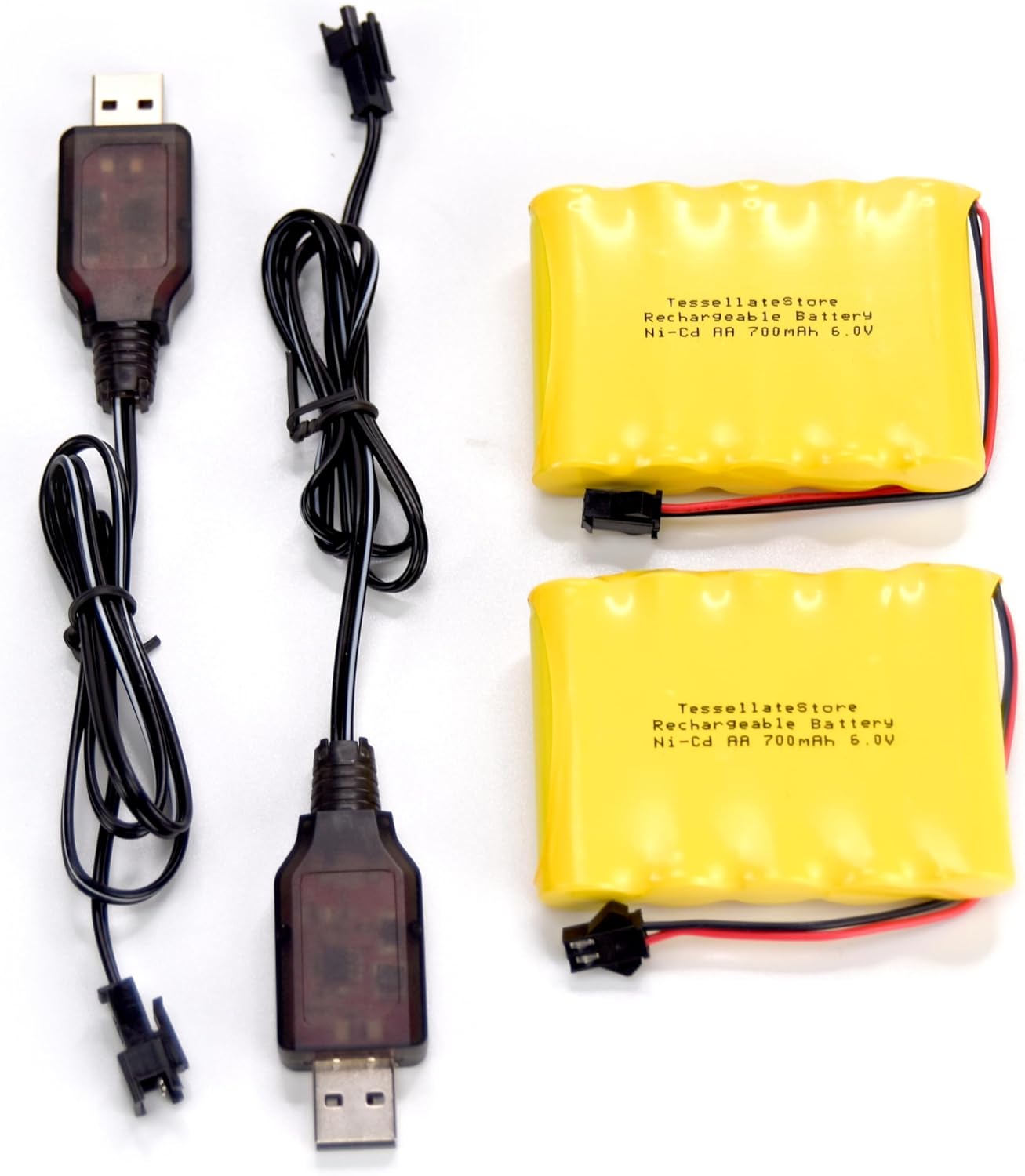 TessellateStore Batería Ni-CD Energy 6.0V 700mAh + SM2 Plug (2)
