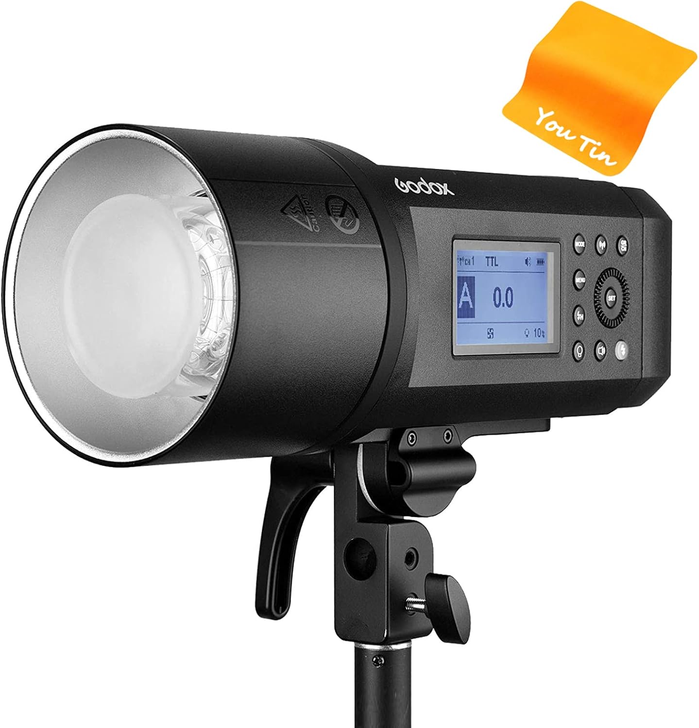 Godox Flash para exteriores Monoligh AD600Pro 600Ws t TTL 2.4G 18000s sincronización de alta velocidad, batería de 2600 mAh 360 flashes de potencia
