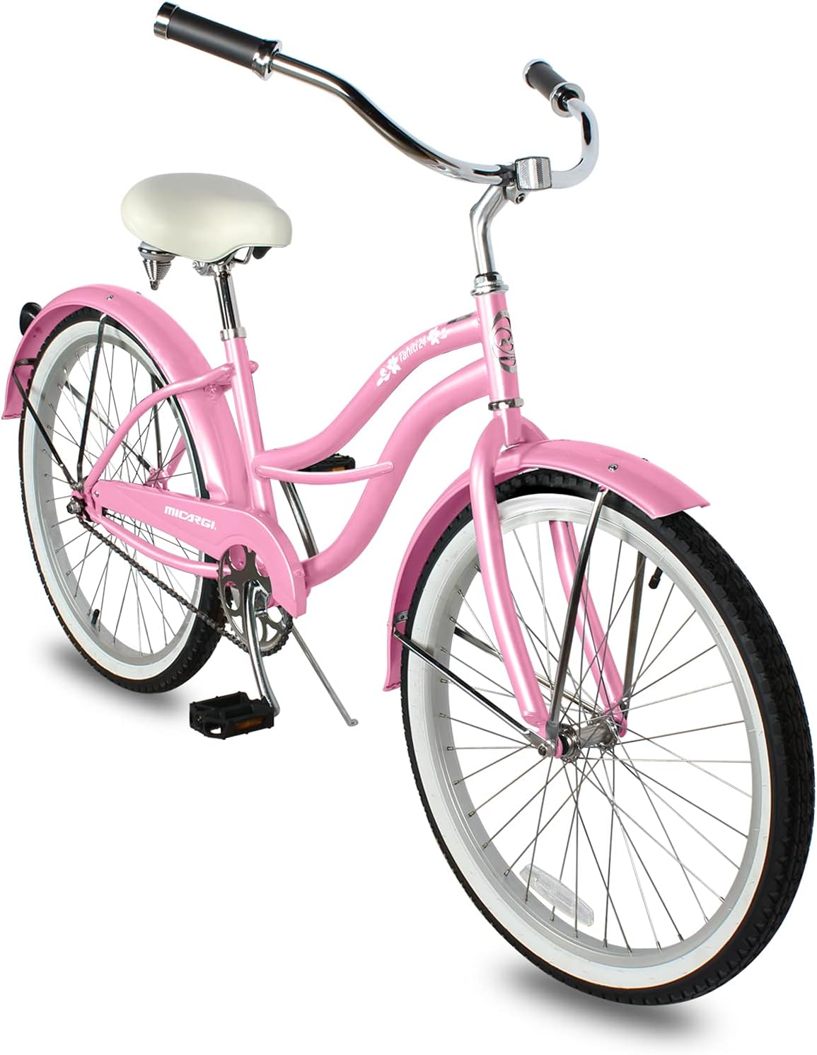 MICARGI Bicicleta híbrida de 2426 pulgadas para adultos, bicicleta híbrida de ciudad de 17 velocidades, marco de acero, bicicleta de viaje para