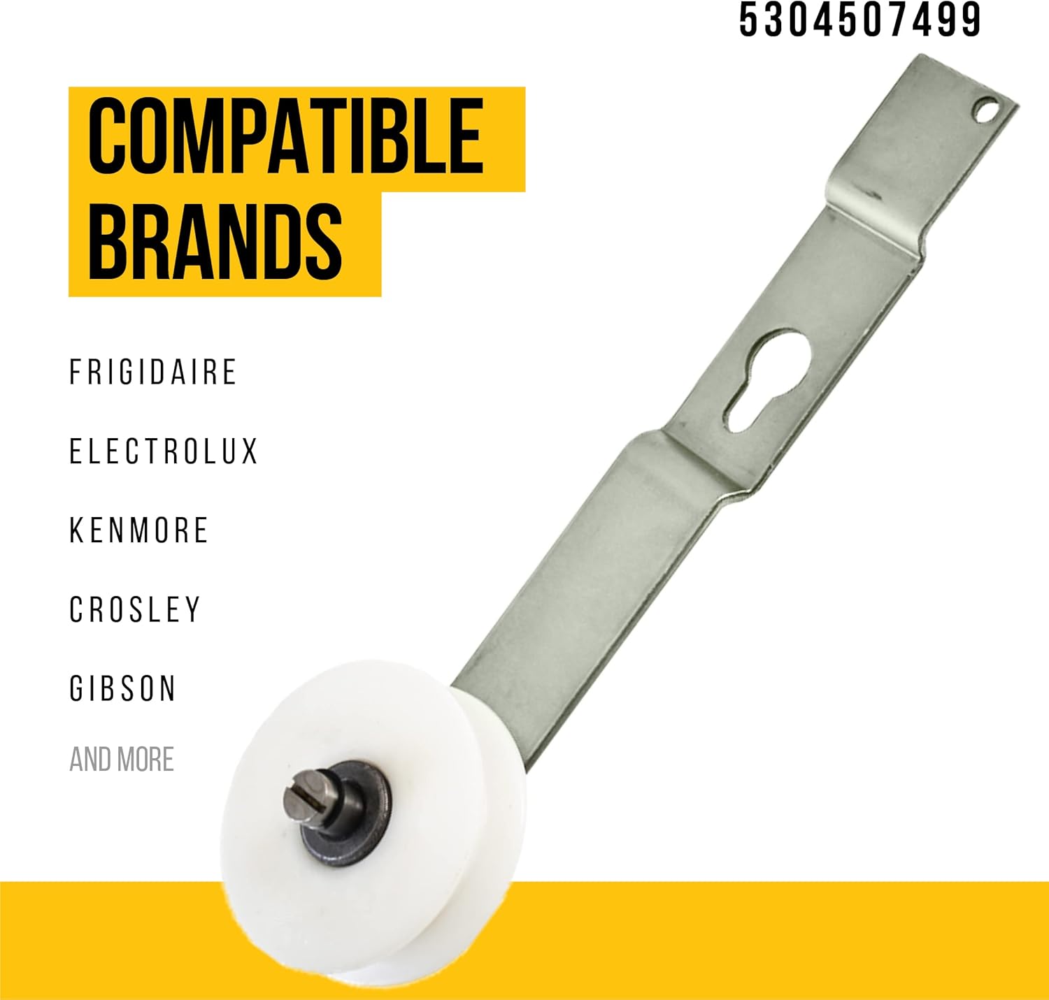 Conjunto de brazo loco 5304507499 actualizado Piezas de secadora Frigidaire Electrolux Kenmore compatibles Sustituye a AP6041641 4456548