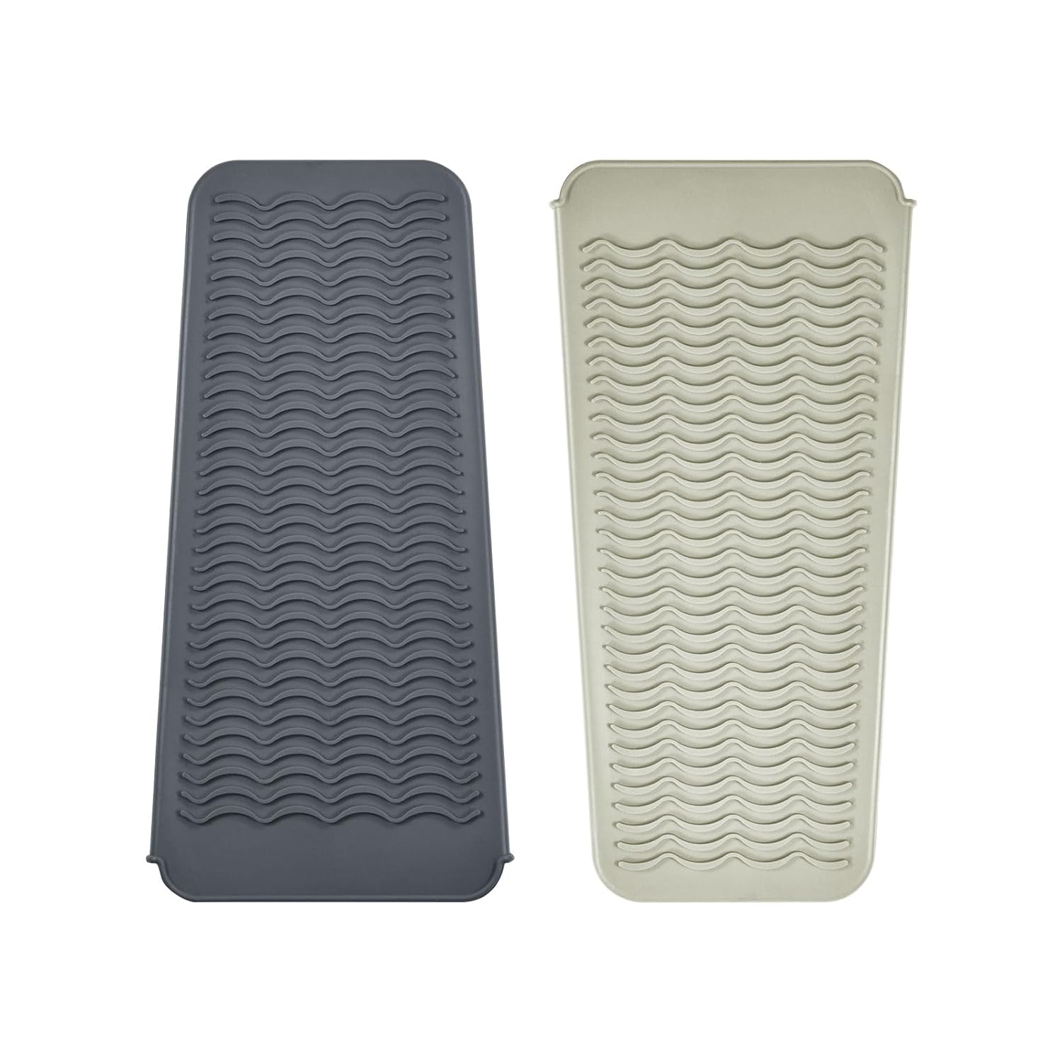 Alfombrilla con bolsa de silicona resistente al calor para alisadora de pelo, plancha de prensado, rizador de pelo, varita para rizar, plancha