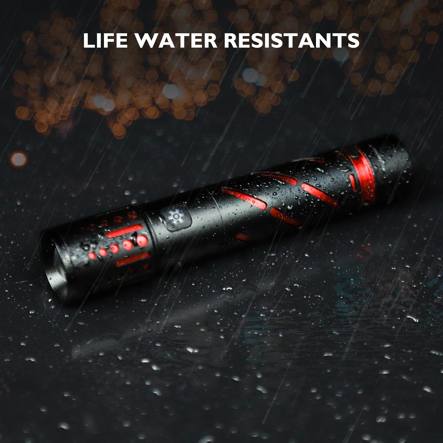 Paquete de 2 linternas recargables de alto lúmenes 20000, linterna táctica de mano súper brillante, 3 modos de zoom, impermeable, potente mini luz