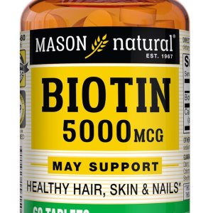 Mason BIOTIN 5000MCG 60 por botella Mason BIOTIN 5000MCG 60 por botella