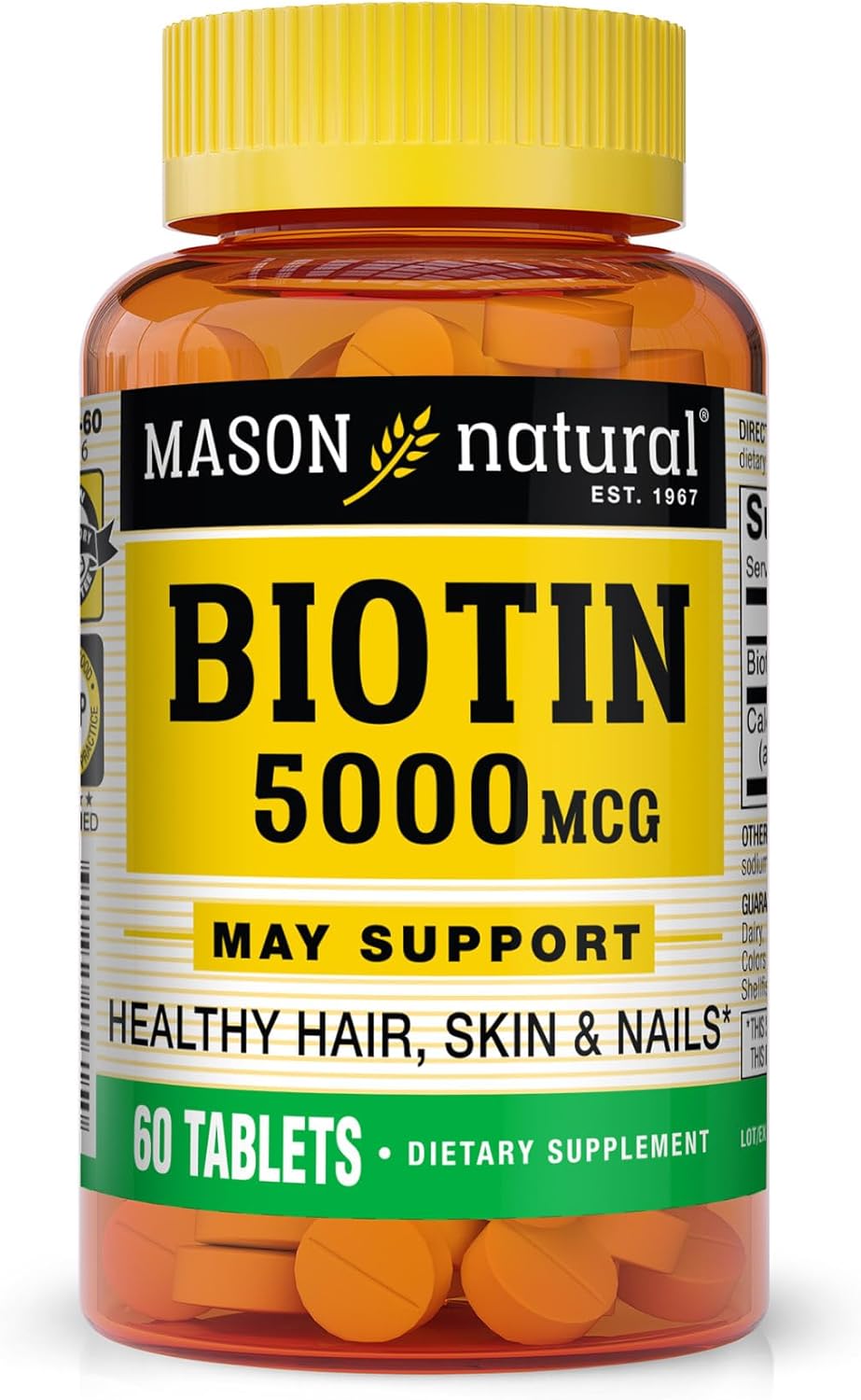 Mason BIOTIN 5000MCG 60 por botella