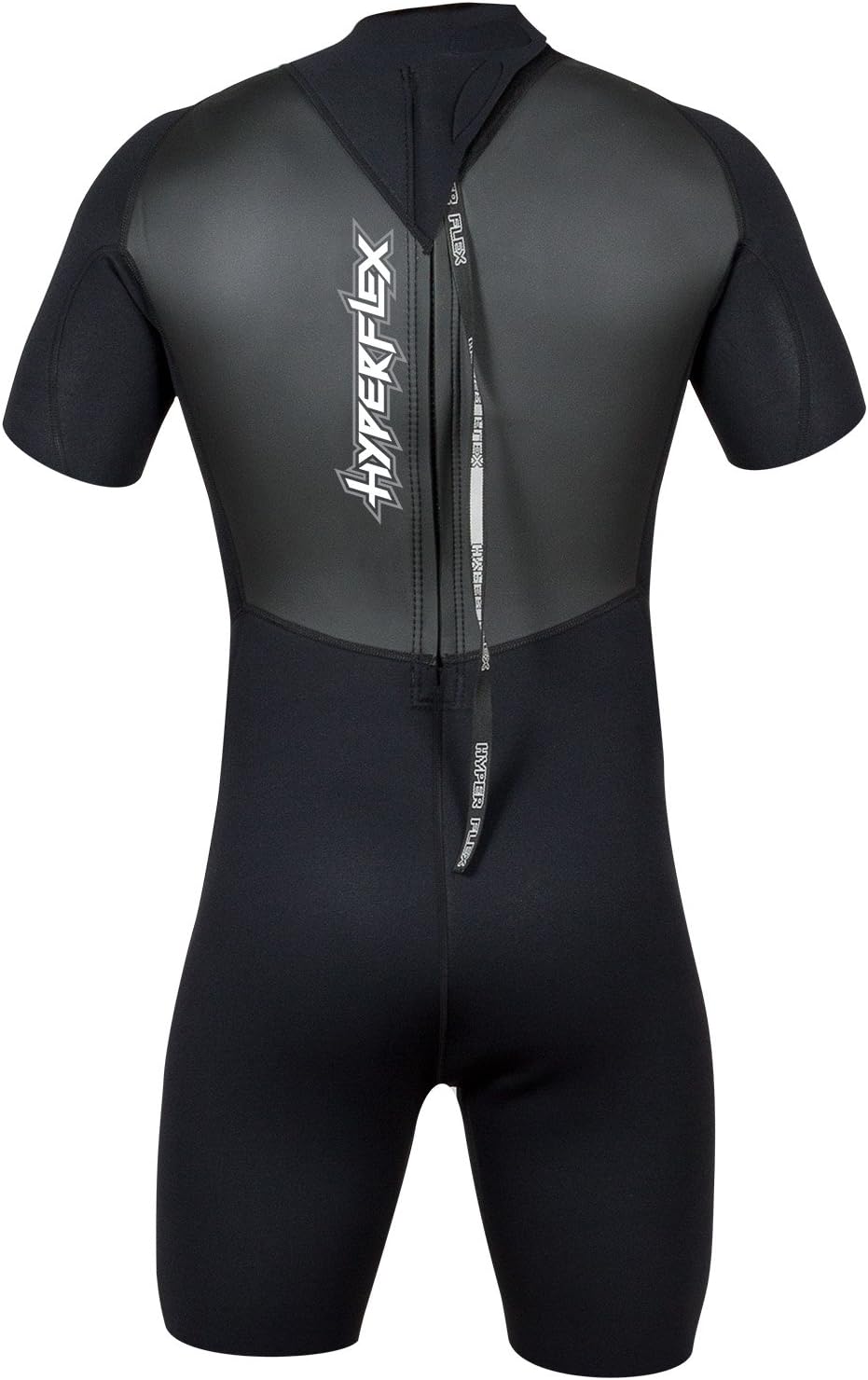HYPERFLEX Traje de neopreno corto de 0.098in para hombre y mujer, para surf, deportes acuáticos, buceo, esnórquel, cómodo, flexible, ajuste