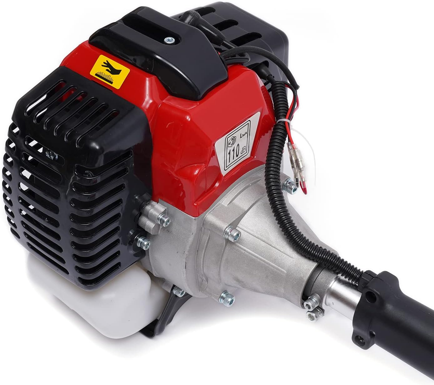 Cortadora de césped inalámbrica de 2 tiempos de 52 cc, cortadora de césped inalámbrica 1.7 kw 6500-8500 rmin, 2 ciclos de servicio extremo