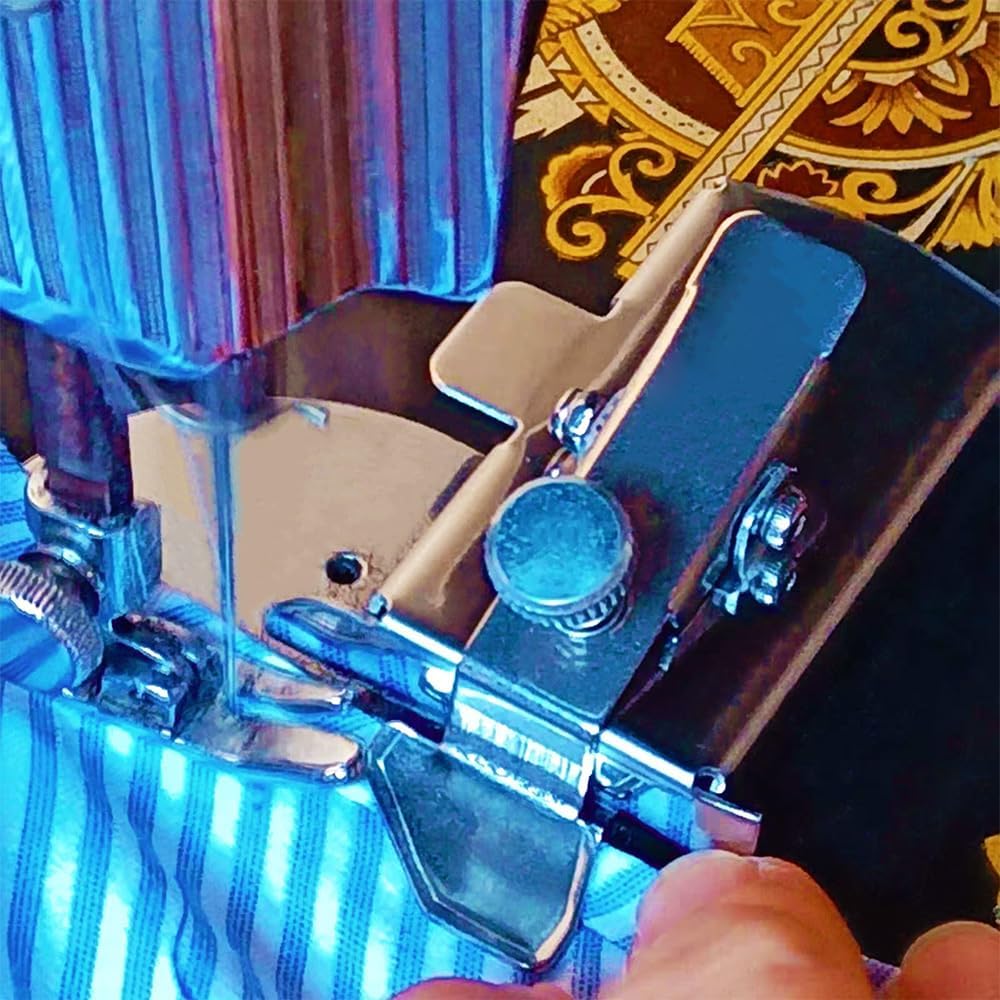 Buddy Sew – Guía de costura magnética, guía de costura magnética para máquina de coser, dobladillo de pie prensatelas, regla de costura para todas