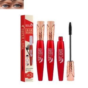 Yanquina – Máscara de pestañas Yanqina súper larga, 4D impermeable y a prueba de sudor, máscara de lujo súper larga, máscara de alargamiento Yanquina – Máscara de pestañas Yanqina súper larga, 4D impermeable y a prueba de sudor, máscara de lujo súper larga, máscara de alargamiento