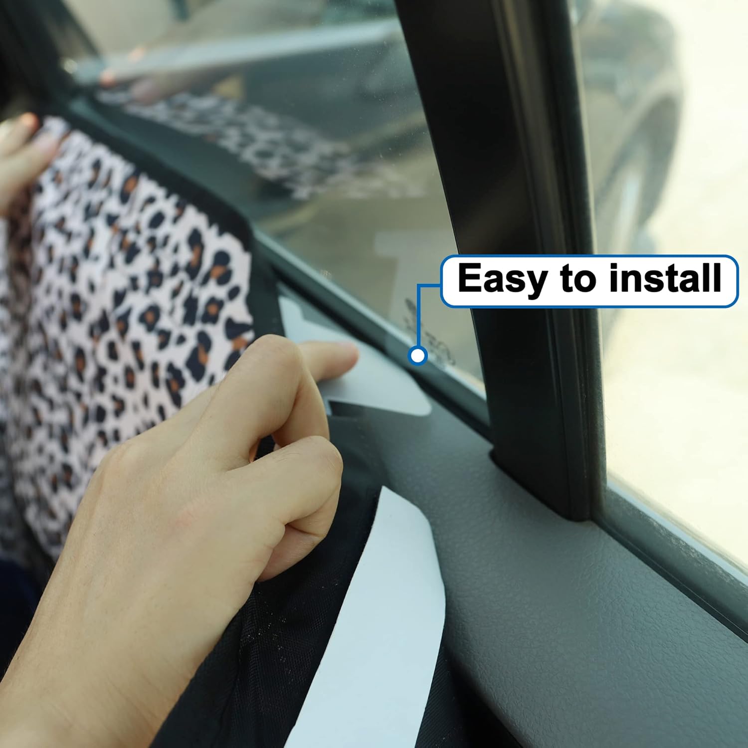 Funda protectora para puerta de automóvil para perro, funda protectora para puerta de automóvil contra arañazos con bolsillos, se adapta a