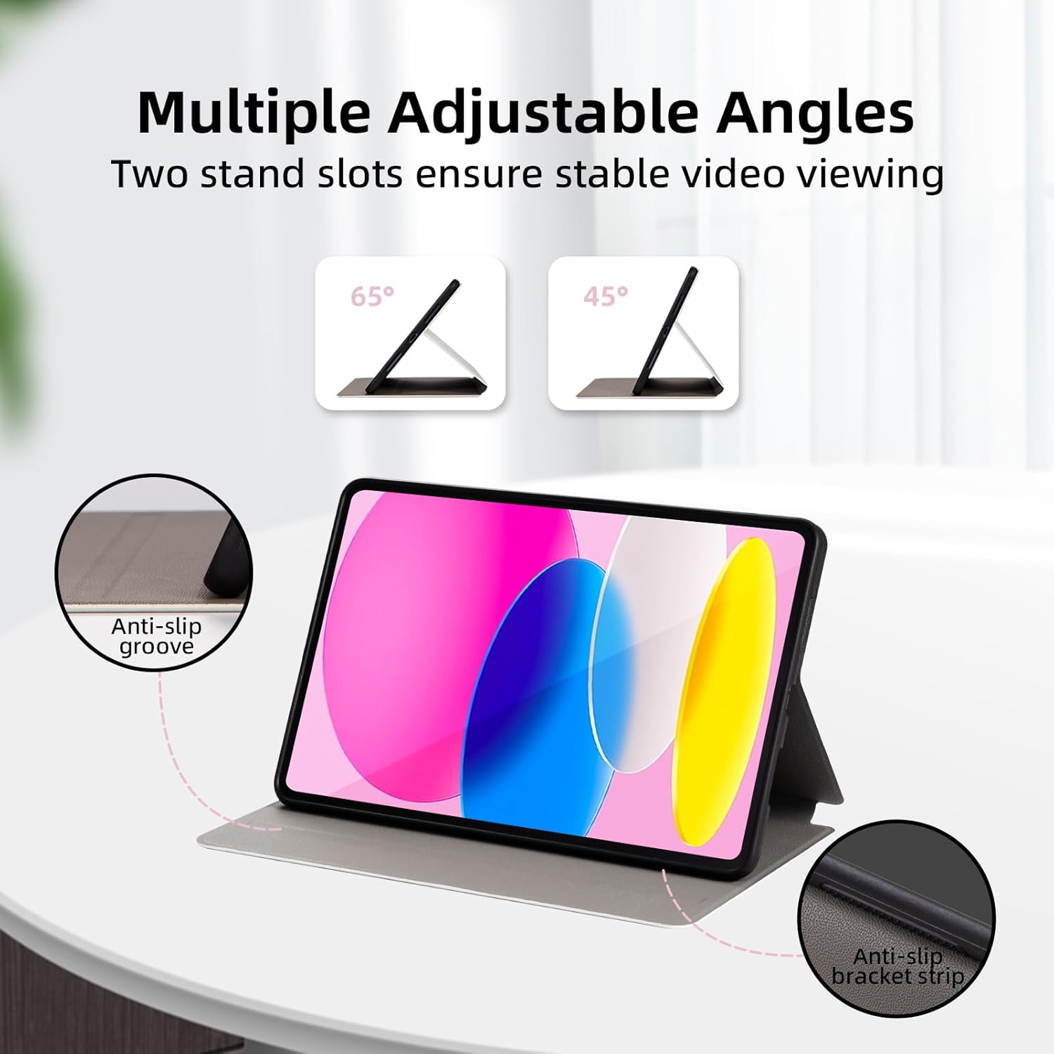 Funda para iPad de 10.9 pulgadas de 10.9 pulgadas de 10. generación 2022, para iPad de 10 generaciones, divertido y lindo estilo de animales de