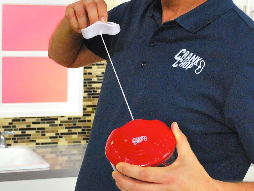Manivela Chop picadora de alimentos Bulbhead, Mini picadora de alimentos manual para picar, Prep, & dados alimentos