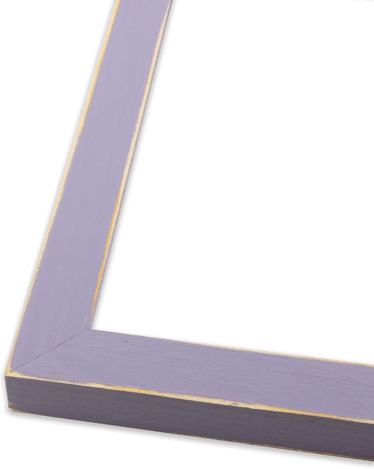 The Rusty Roof – Marco de fotos de madera maciza Emily French Lilac – 11 x 14 pulgadas