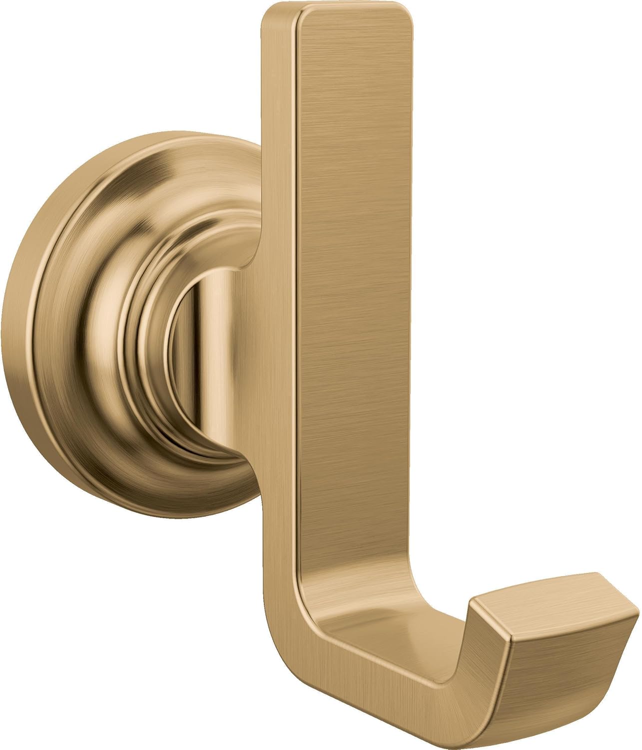 DELTA FAUCET 78935-CZ Tetra – Accesorio de baño con gancho doble para toallas en bronce champán