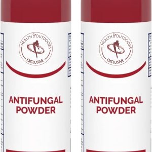 HEALTH & OUTDOORS Tubo antifúngico de 3 onzas, para infecciones fúngicas comunes, pie de atleta y tiñas, polvo tópico absorbente de humedad, paquete HEALTH & OUTDOORS Tubo antifúngico de 3 onzas, para infecciones fúngicas comunes, pie de atleta y tiñas, polvo tópico absorbente de humedad, paquete