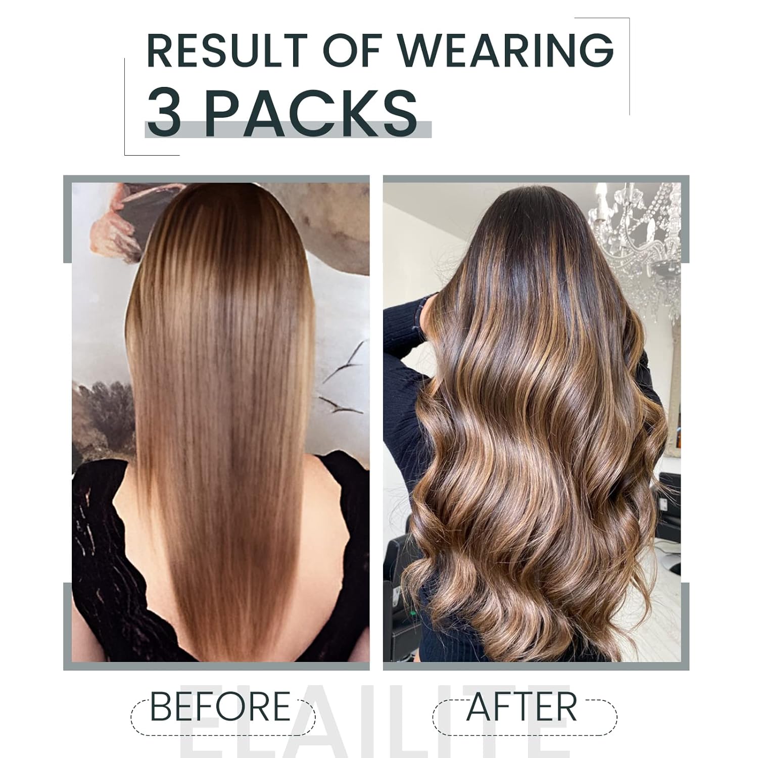 Elailite I Tip – Extensiones de cabello humano V3.0 Itip con queratina en barra unida, cabello real, sedoso, lacio, natural, #4, mezcla de marrón