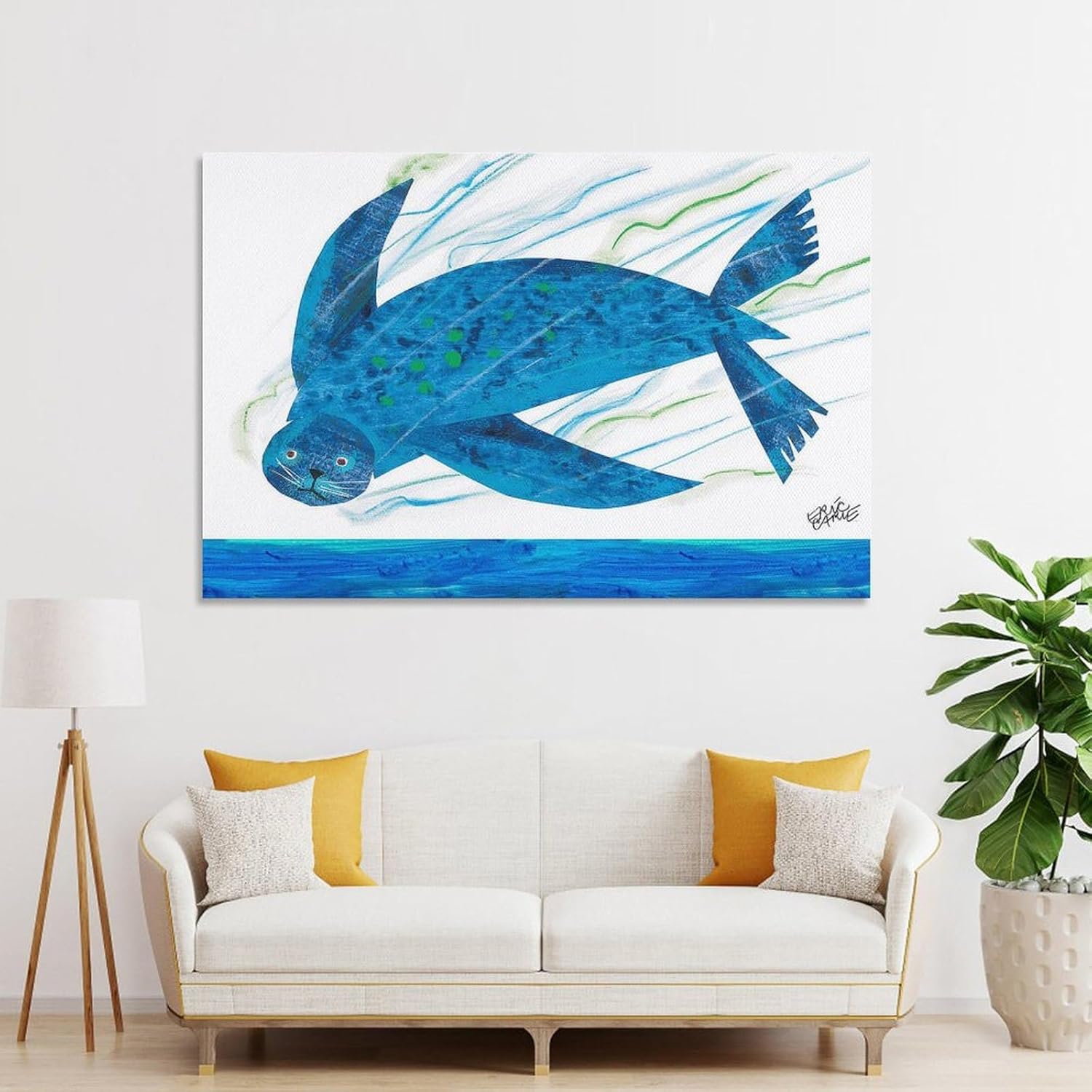 Eric Carle – Póster de dibujo infantil de anime para niños, impresión de obras de arte, arte de pared, lienzo, decoración de regalo, pósteres