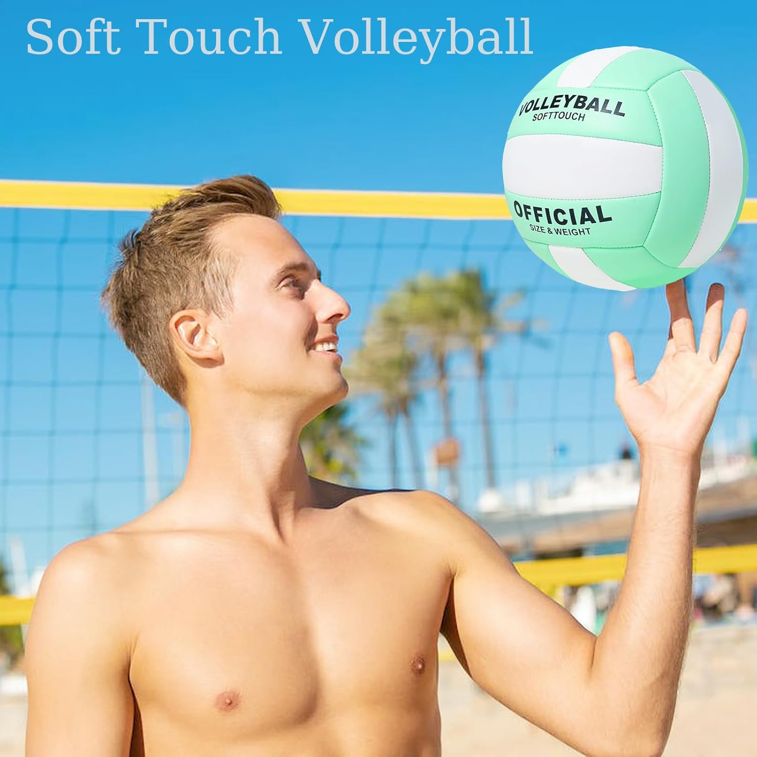 Voleibol Oficial Tamaño 5, Kit de voleibol, voleibol, voleibol suave, voleibol de playa, voleibol de piscina, voleibol para playa interior y