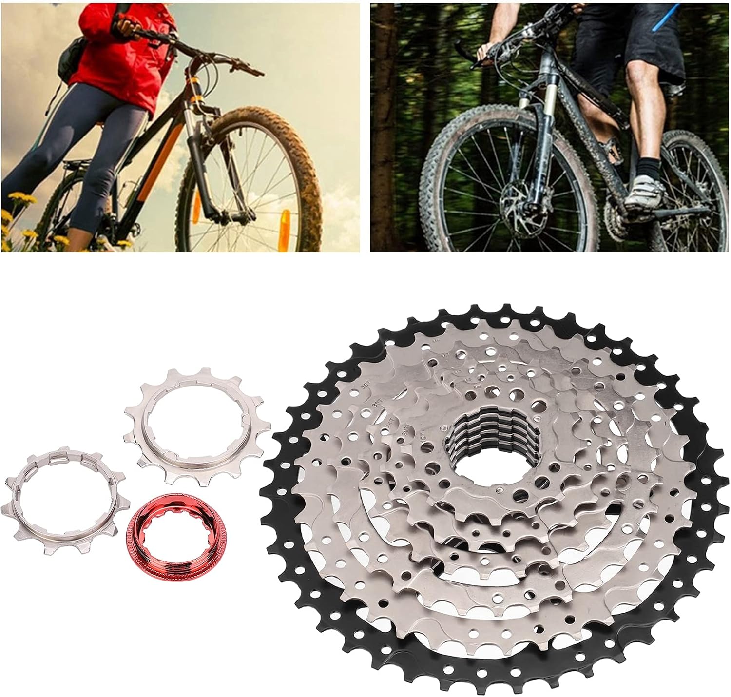 VGEBY Rueda libre de 8 velocidades, piñón de bicicleta 1142T
