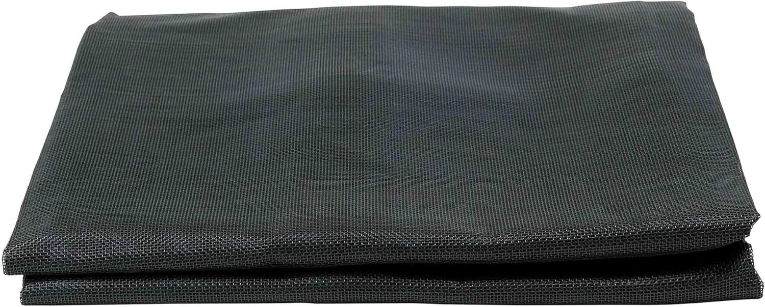 Mytee Products Lona de malla para camión volquete de 5 pies 6 pulgadas x 14 pies con doble bolsillo y ojales de 5 pulgadas y 18 onzas, lona para