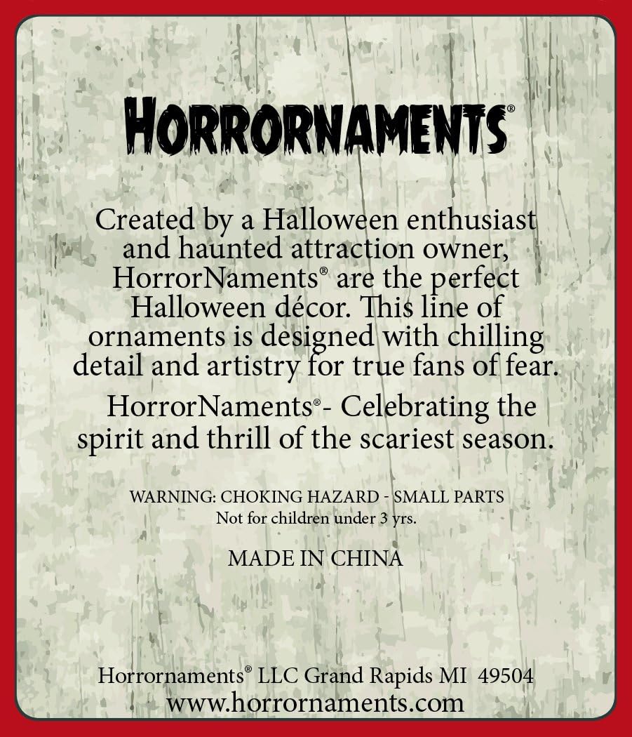 Adorno de guillotina sangrienta, accesorio aterrador y decoración para Halloween, Navidad, fiestas y eventos, por HorrorNaments