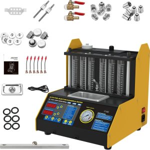 Probador de limpiador de inyector de combustible CT200 Probador de inyector de gasolina Boquilla de lavado de inyector ultrasónico Limpiador de Probador de limpiador de inyector de combustible CT200 Probador de inyector de gasolina Boquilla de lavado de inyector ultrasónico Limpiador de