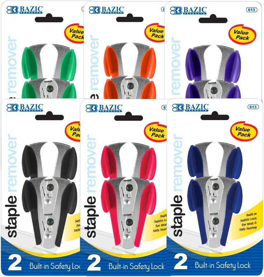 BAZIC – Cerradura de seguridad con diseño de garra, 2 unidades, los colores pueden variar (paquete de 1)