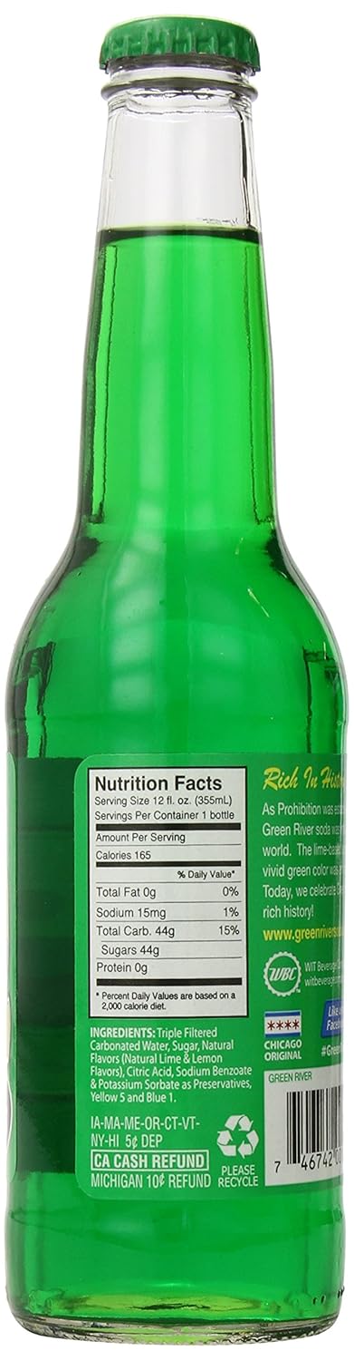 Green River Soda, 12 onzas (paquete de 4)