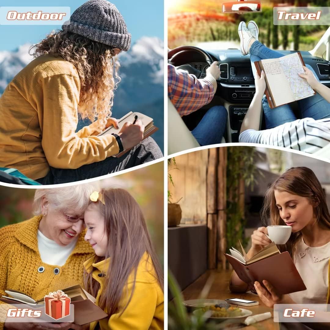 Diarios iniciales de cuero para escribir, regalos de Navidad para novio, cuaderno de viajeros personalizado, bloc de notas de lista de tareas