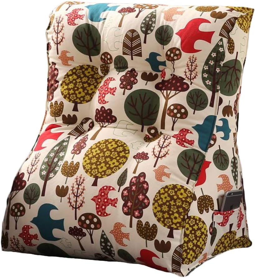 BNCKTRD Almohada de cuña elevada para cabecero de cama individual, cojín de apoyo para sentarse en la cama, respaldo de cama, almohada de lectura