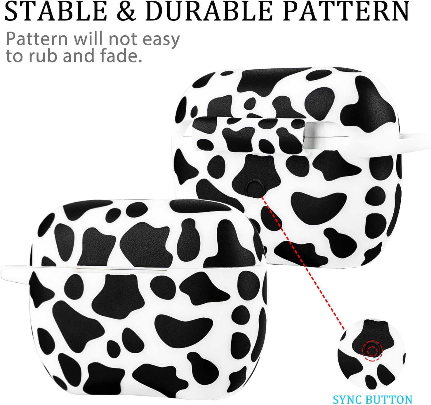 Funda para Airpods Pro de silicona suave 2019, funda para YOMPLOW funda flexible para Apple AirPod Pro, funda de carga con bonito estampado floral,
