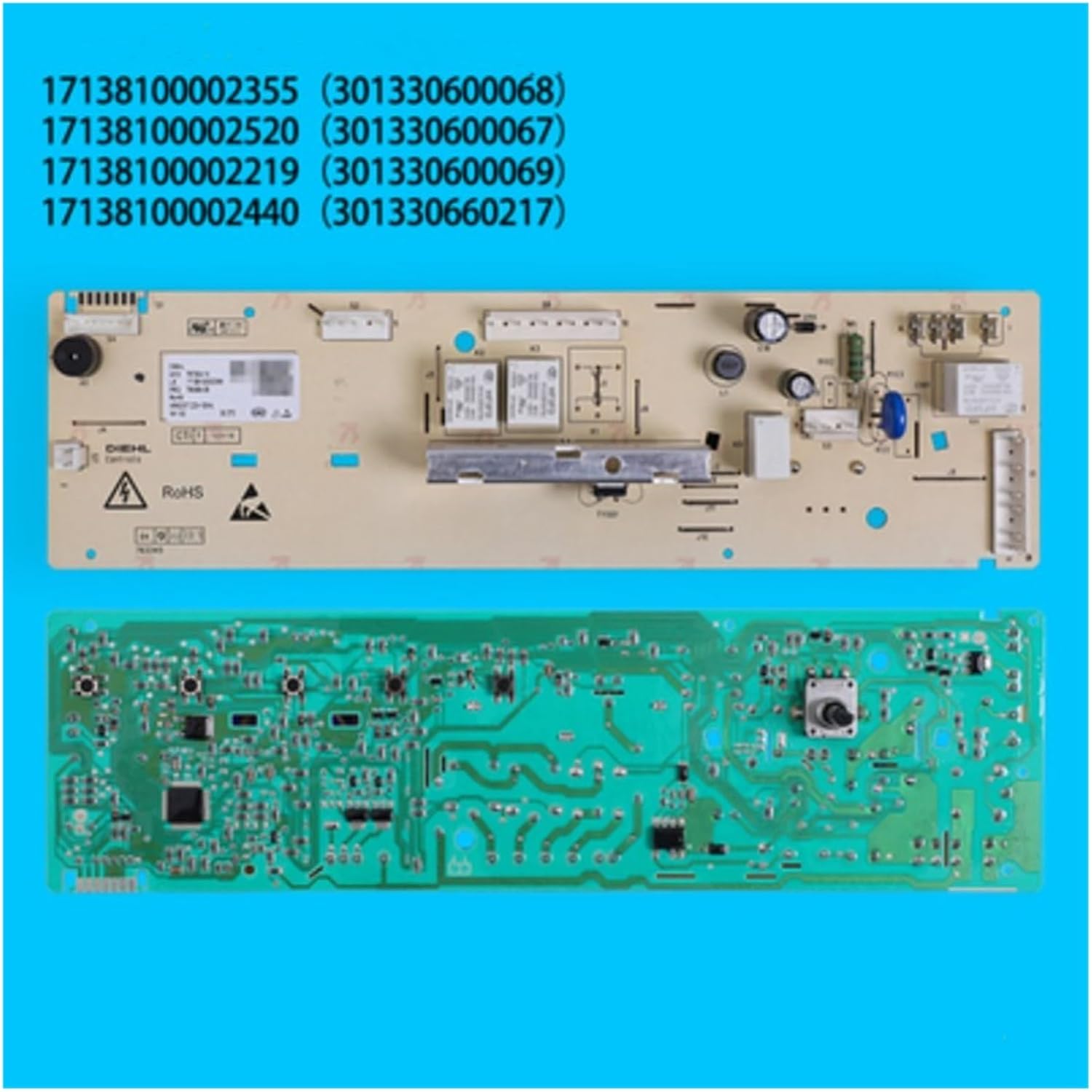 Compatible con Midea Lavadora Accesorios Placa de computadora MG60-V1010E -C1010E Tablero de Control 301330600068 17138100002355 (Color