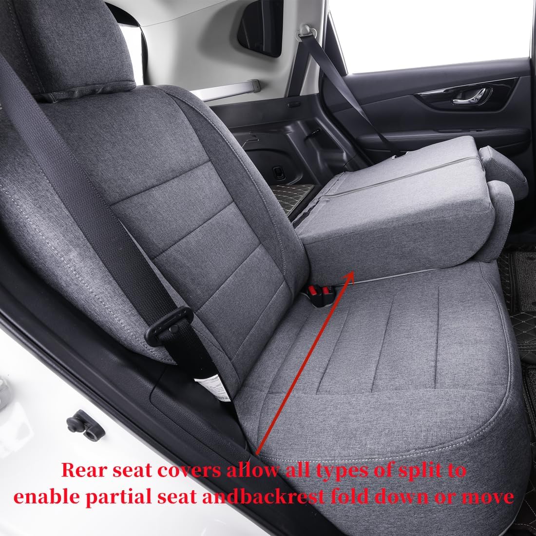 Fundas de asiento de ajuste personalizado para Nissan Sentra 2020-2024 S, SV, SR, SR Midnight Edition, protector de asiento de poliéster de