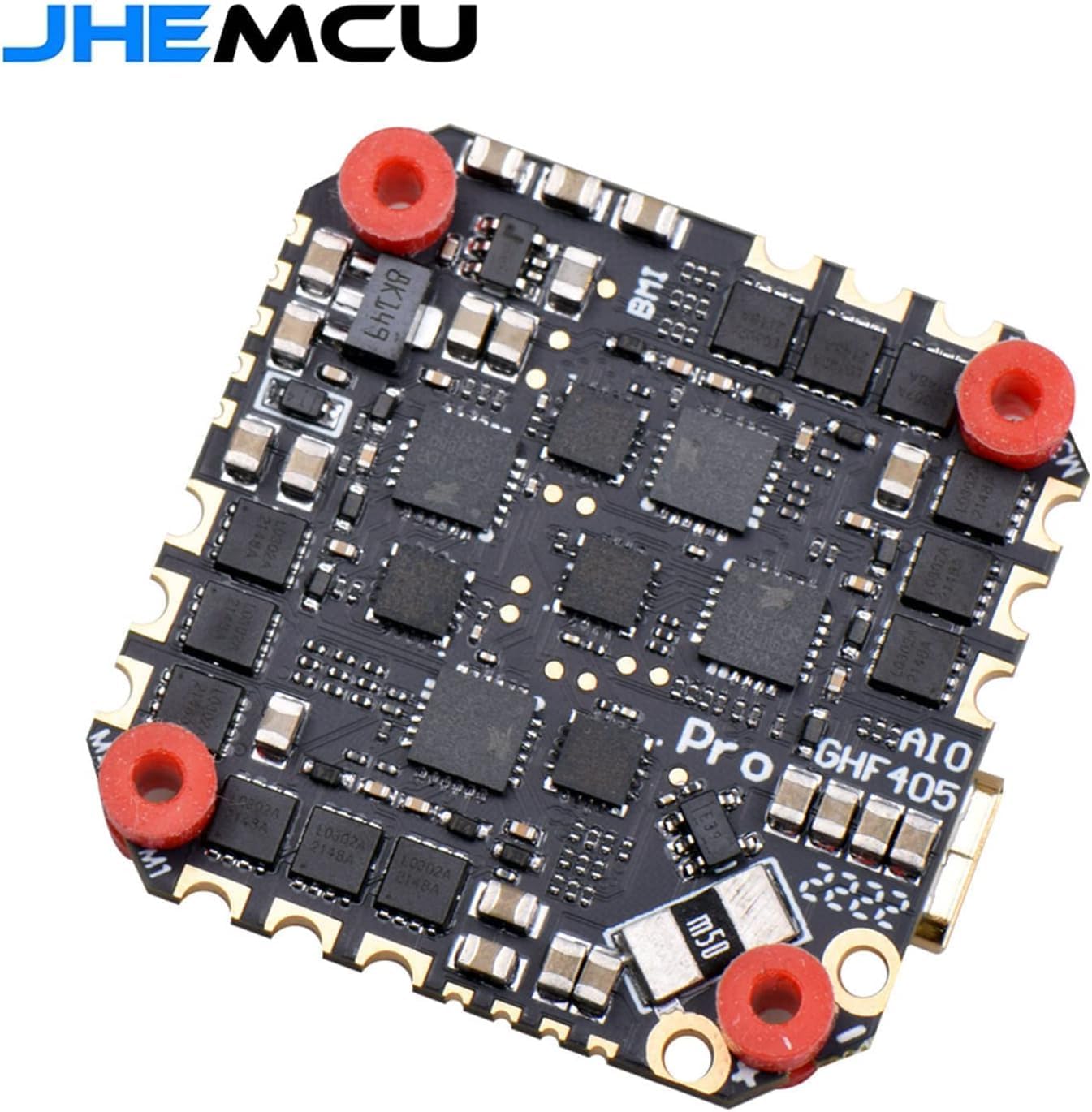 GHF405AIO-BMI F405 Controlador de vuelo W5V 10V BEC incorporado 40A BLHELI_S 2-6S 4 en 1 ESC 25.5X25.0.197 in para FPV Drone