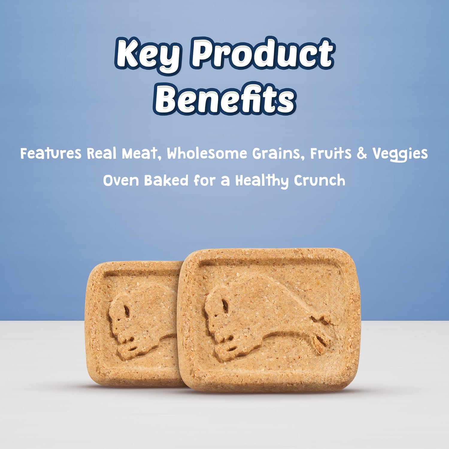 Blue Buffalo Health Bars – Galletas crujientes naturales para perros, carne de res, bolsa de 16 onzas