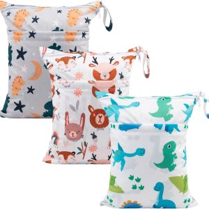 babygoal Bolsas para artículos húmedos y secos para pañales de tela para bebé, bolsas de viaje lavables, playa, piscina, bolsa de gimnasio para babygoal Bolsas para artículos húmedos y secos para pañales de tela para bebé, bolsas de viaje lavables, playa, piscina, bolsa de gimnasio para