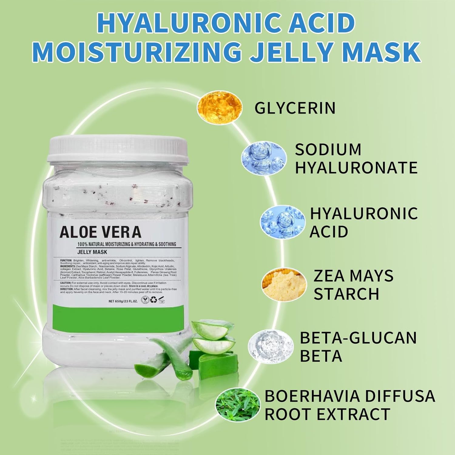 Mascarilla de gelatina en polvo para el cuidado de la piel facial de rosa búlgara, mascarilla profesional de gelatina despegable, hidratante,