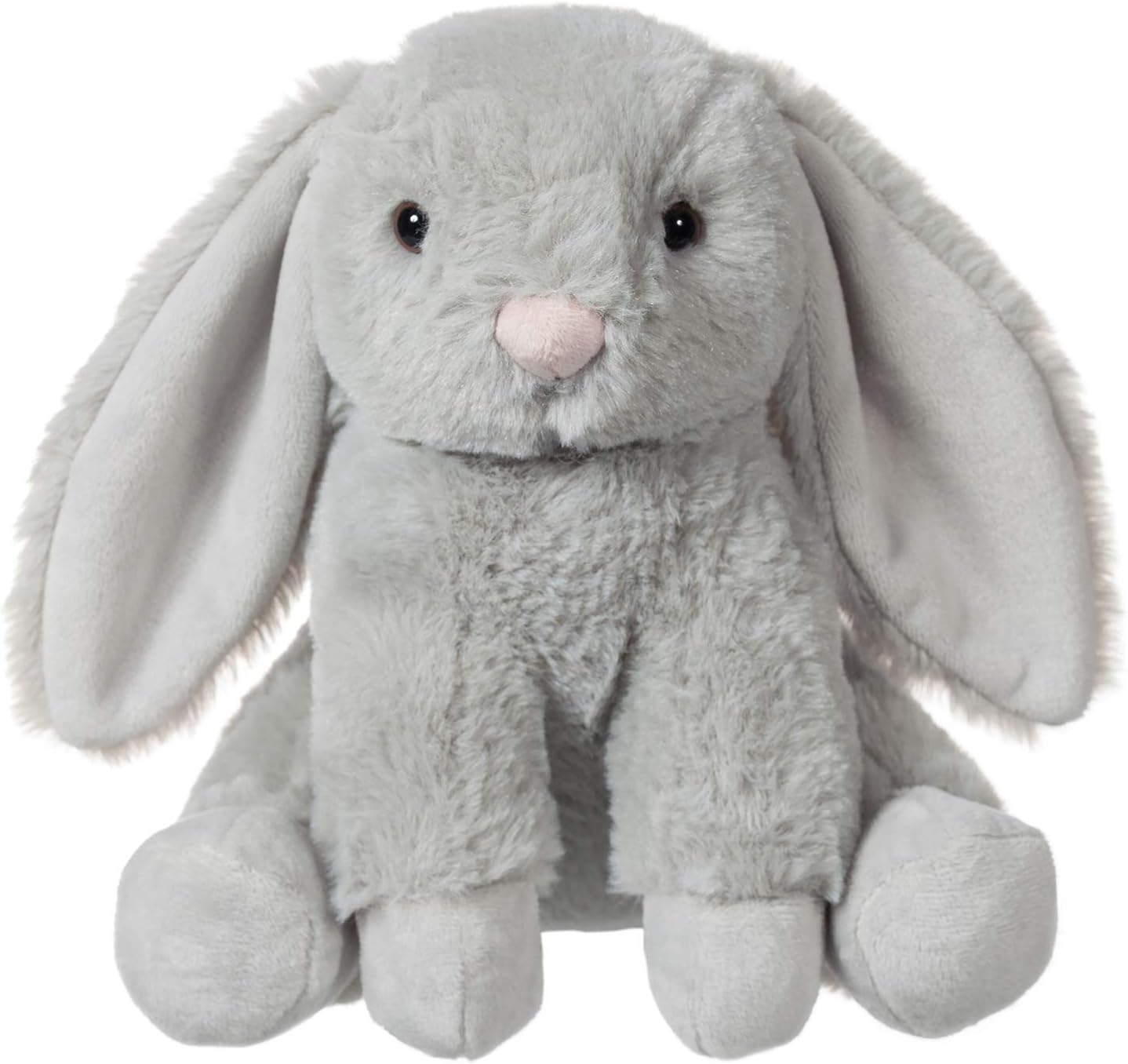 Apricot Lamb Toys – Conejo de peluche gris con orejas suaves y esponjosas (conejo gris, 8 pulgadas)