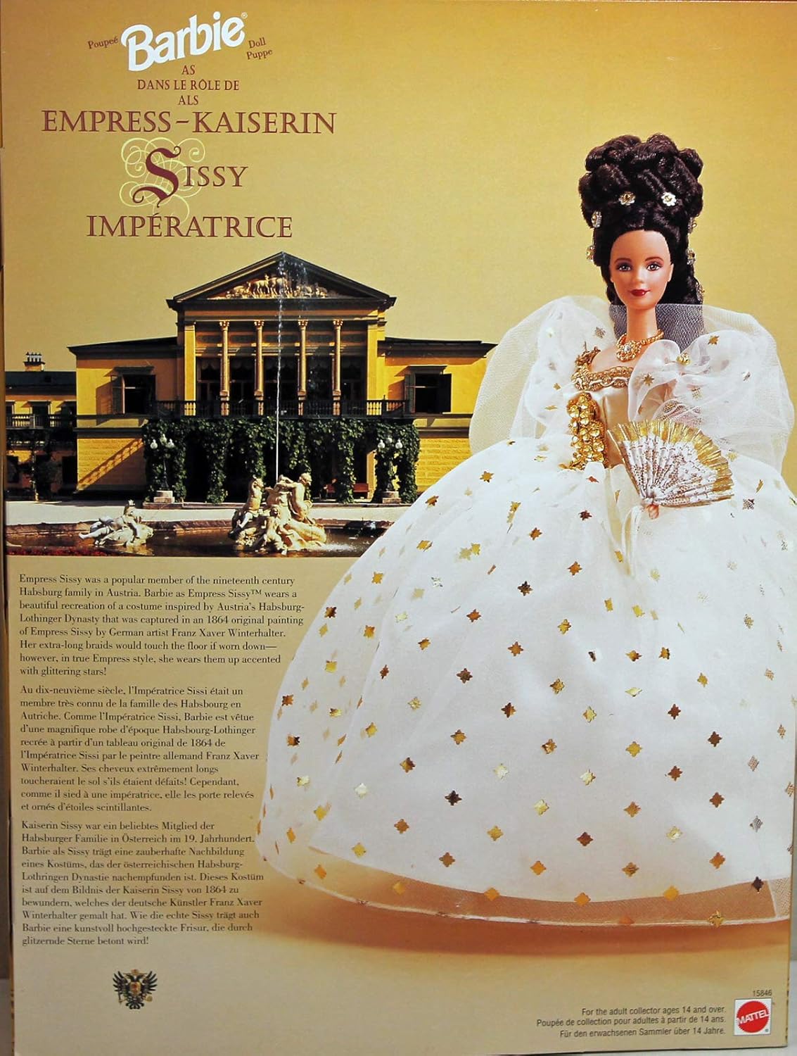 Barbie como Empress-Kaiserin Sissy Imperatrice