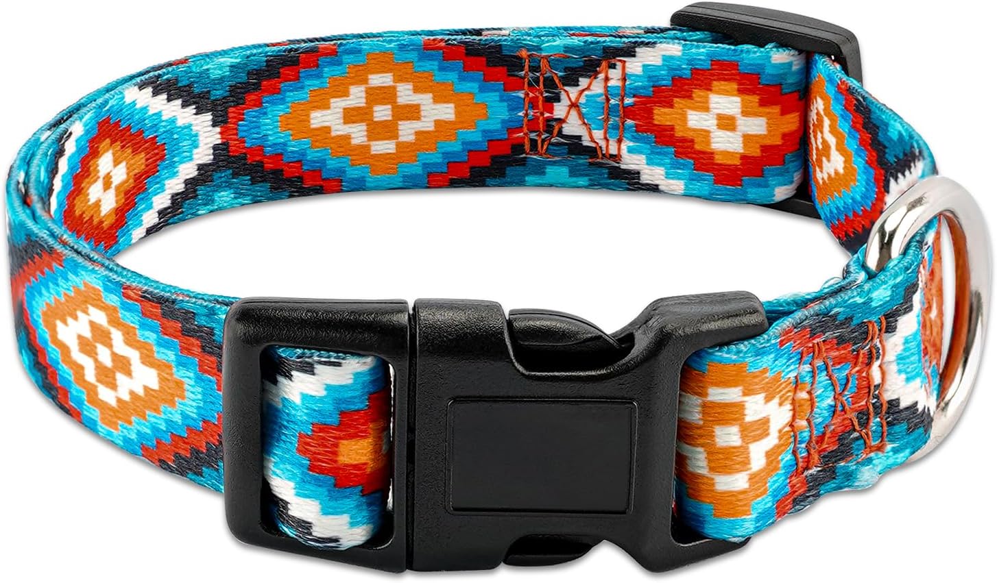 Charmkit Collar de perro para perros pequeños, medianos y grandes, collares suaves ajustables para cachorros con hebilla de liberación rápida, M