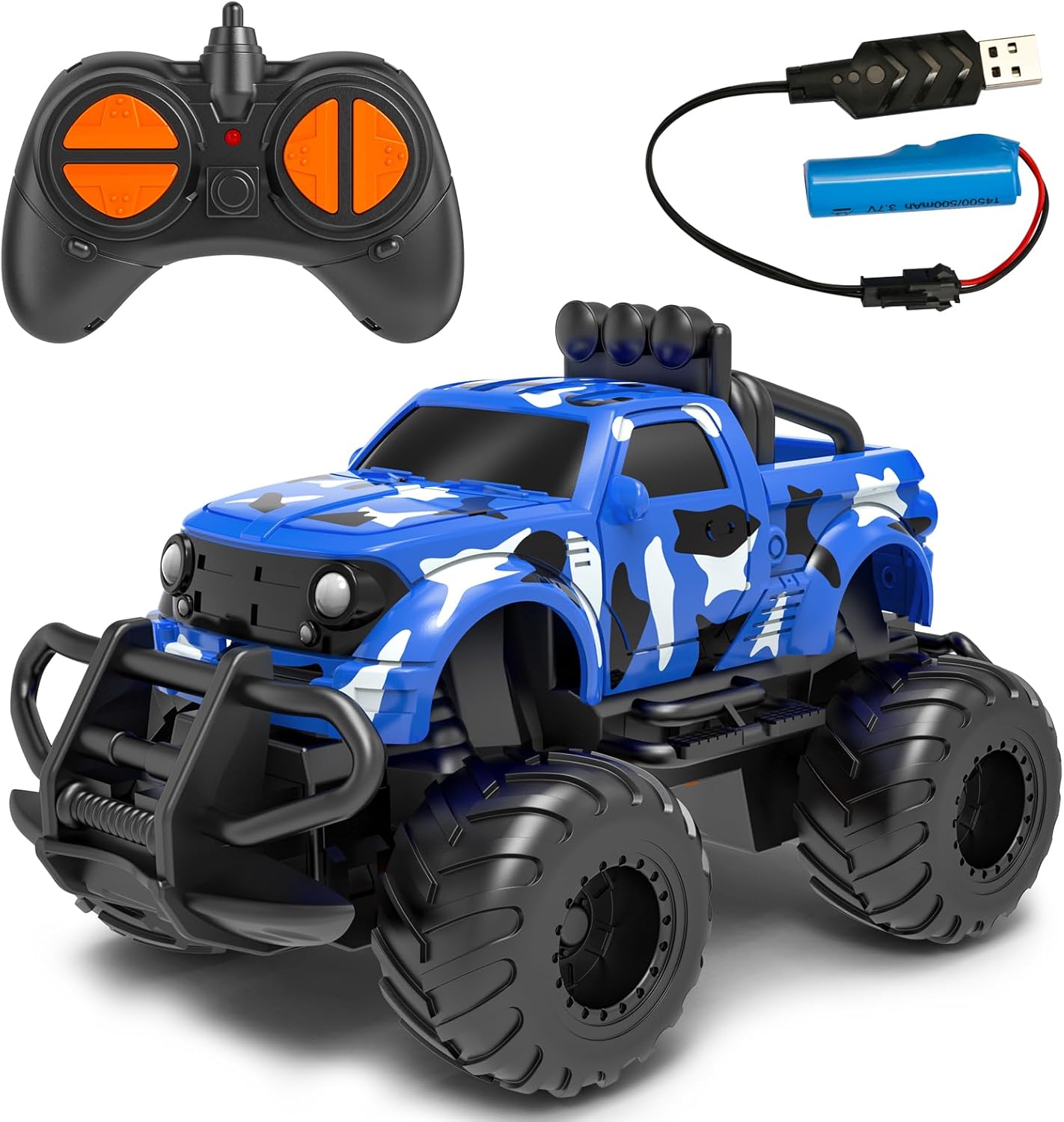 RC Cars – Juguetes para niños de 2, 3, 4 y 5 años, mini camión recargable, regalos de vehículo de juguete para niños, juguetes de automóvil a escala