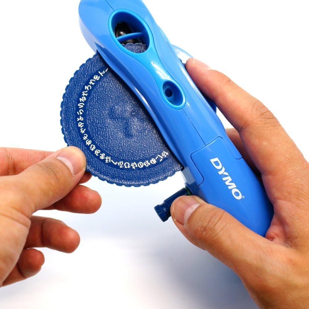 Dymo DM1595BU – Encendedor de cinta, Hiragana, Katakana, alfabeto, números, azul
