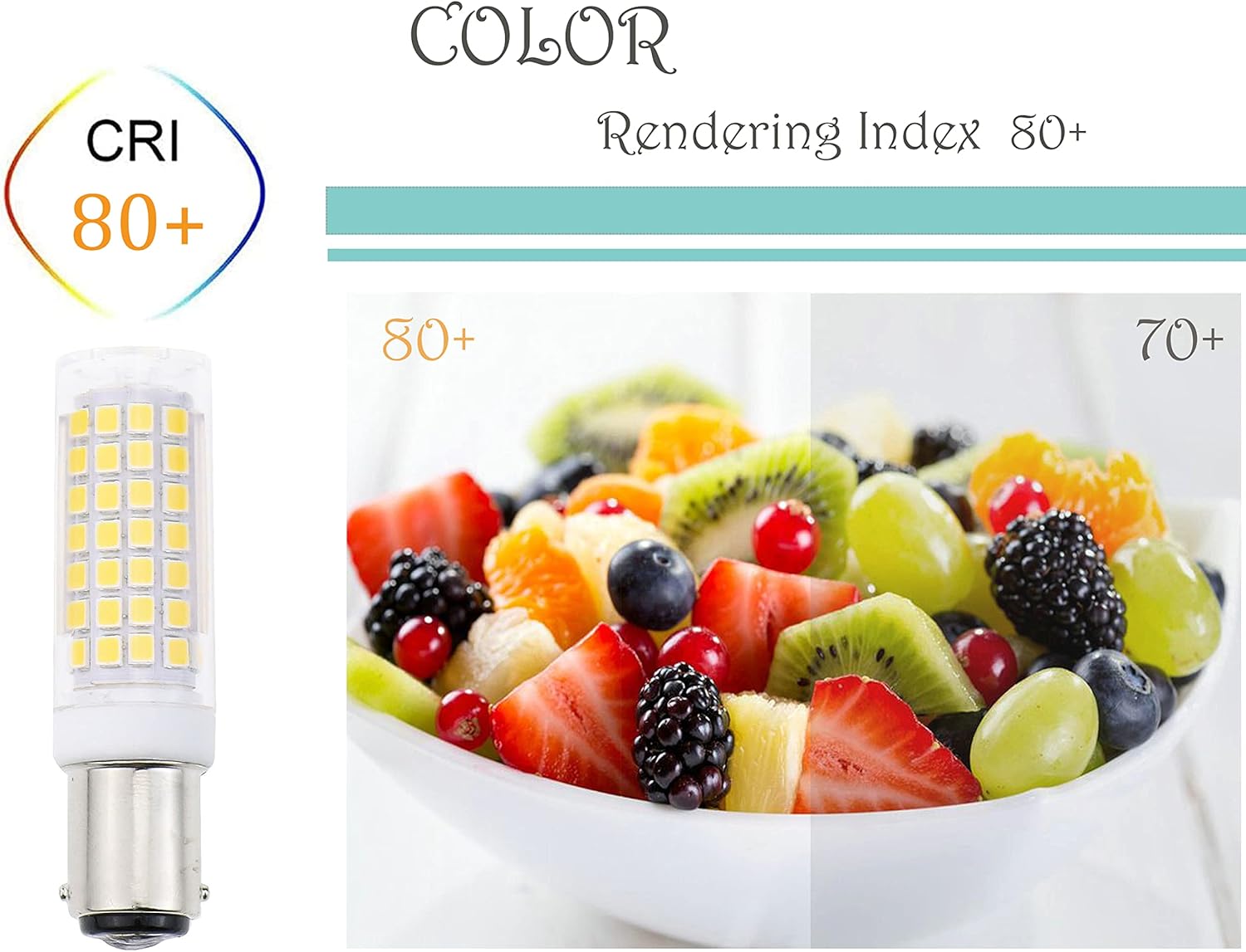 BA15D Bombillas LED de 6 W regulables 120 V, base de bayoneta de doble contacto B15, blanco cálido suave 3000 K, 60 W tipo JD equivalente a halógeno