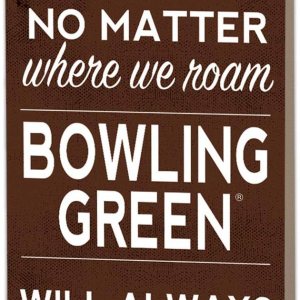 7×18 No Matter Where Bowling Green Falcons 7×18 No Matter Where Bowling Green Falcons