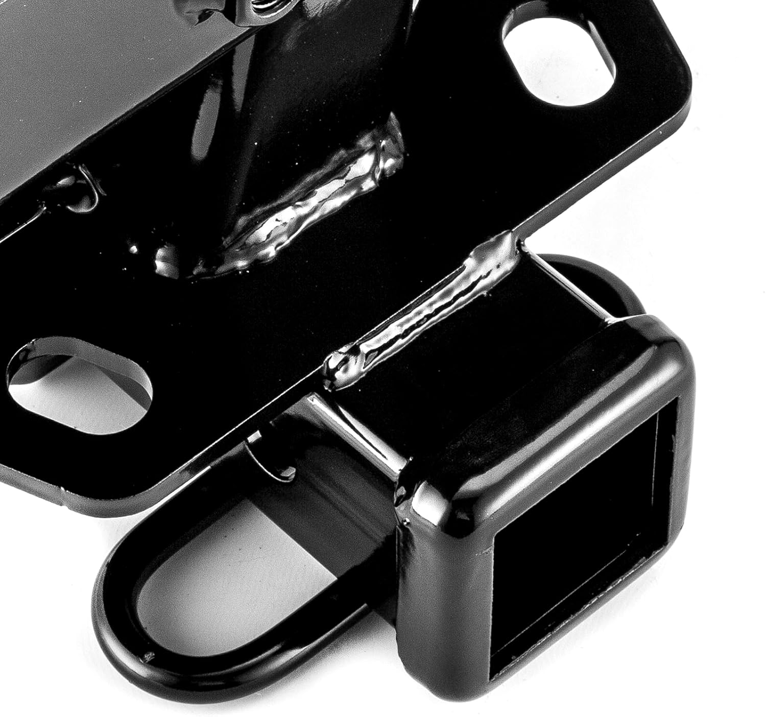 WeiSen Receptor de enganche de remolque trasero de 2 pulgadas clase 3 compatible con Jeep Grand Cherokee WK 2005-2010, negro (sin incluir SRT8)