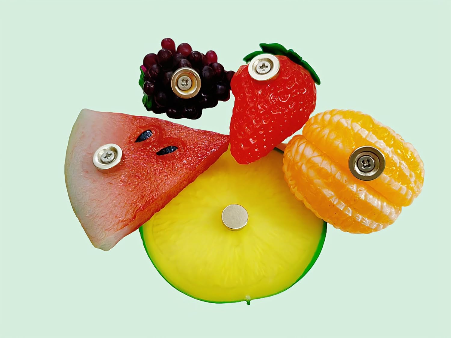 Food Magnets for Fridge Fridge Magnets Cute Fruit Magnets Cute Fridge Magnets Vegetables Fruit 3D Three- Fridge Magnet Simulation Fruit Fridge