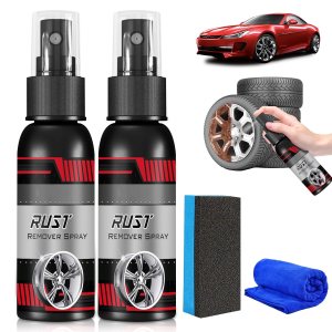 Aerosol de eliminación de óxido de automóvil de 3.4 fl oz para removedor de óxido de metal multifuncional, convertidor de óxido de pintura metálica Aerosol de eliminación de óxido de automóvil de 3.4 fl oz para removedor de óxido de metal multifuncional, convertidor de óxido de pintura metálica