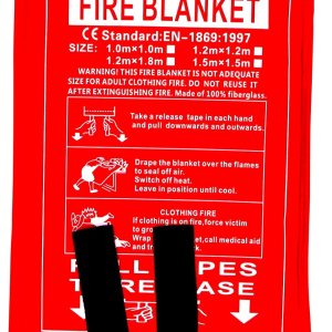 Tonyko – Cobija de fibra de vidrio para incendios para supervivencia de emergencia, protección que retarda el fuego y aislamiento de calor con Tonyko – Cobija de fibra de vidrio para incendios para supervivencia de emergencia, protección que retarda el fuego y aislamiento de calor con