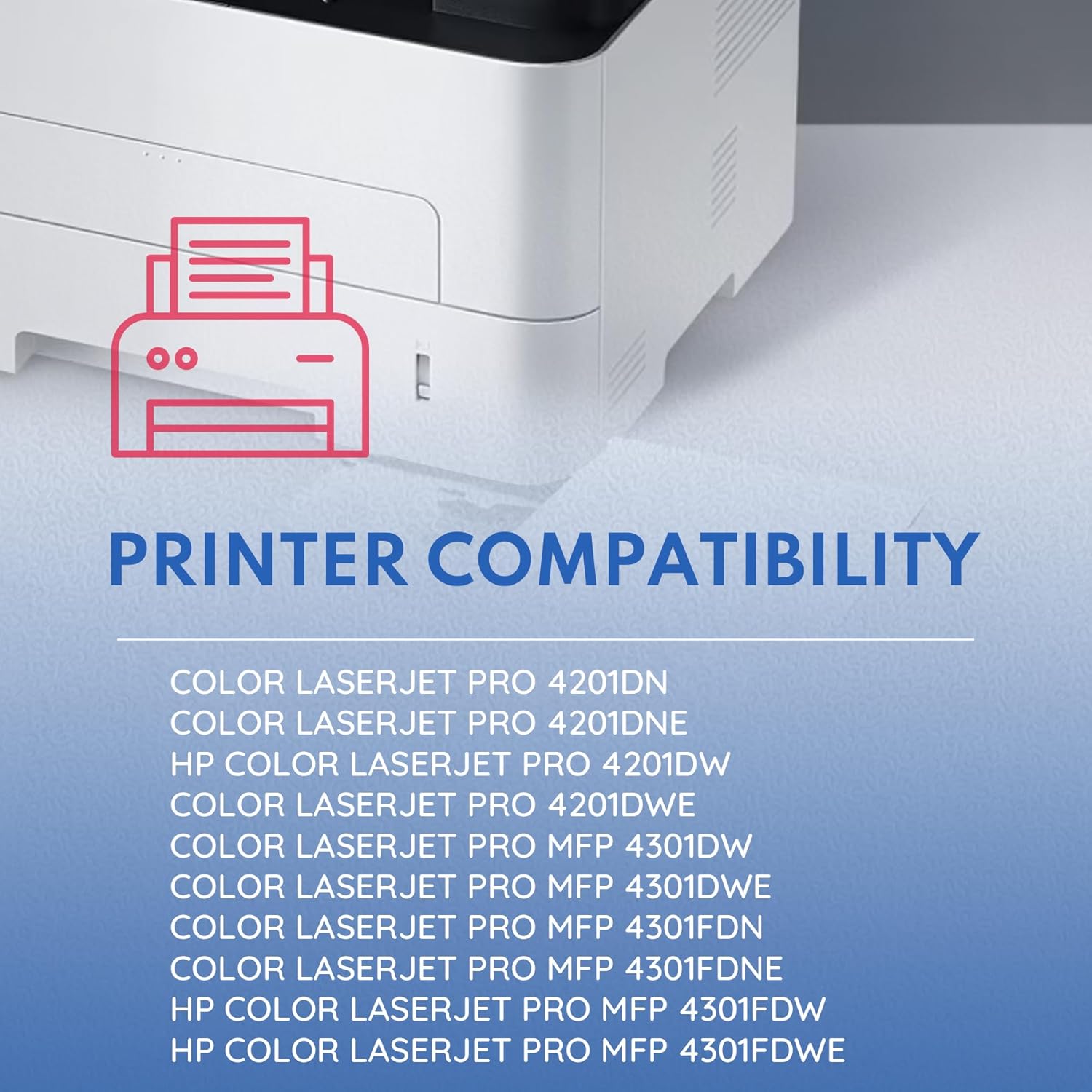 Cartucho de tóner 210A con CHIP Paquete de 3 W2101A cian, W2102A amarillo, W2103A Magenta Reemplazo para HP 210A Toner Set 210X para Color Laser MFP